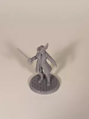 Human Pirate King - 3d Printed 28mm Miniature - D&D/Pathfinder/RPG • $5.99