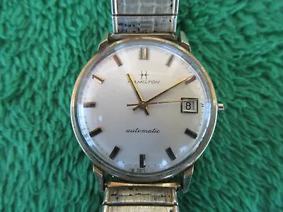 Vintage Hamilton Automatic Wrist Watch 10K Gold Filled 1/27-10K RGP Swiss Runs • $199.99