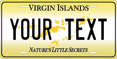 British Virgin Islands 2010 License Plate Personalized Car Bike Motorcycle Moped • $18.40