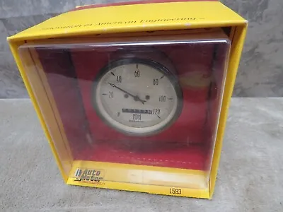 Vintage AUTOMETER 1593 3 1/8 Mechanical 120 Mph Speedometer 1:1 Ratio • $65