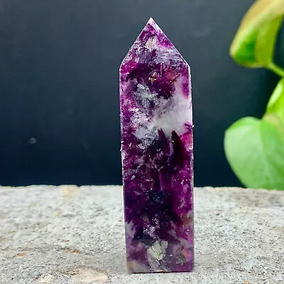 33G Natural Purple Mica Lithium Mica Pointed Stele Specimen • $0.99