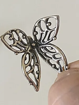 Authentic Trollbeads Retired Bog Butterfly Pendant • $80