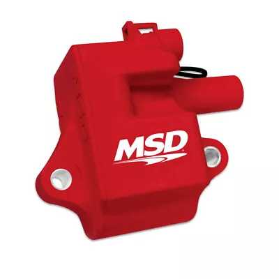 MSD Ignition Coil 8285; Pro Power Multiple Spark Coil Pack Red 44000 Volt For LS • $132.23