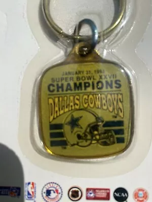 DALLAS COWBOYS SUPER  BOWL 27 CHAMPIONS  Official Licensed Metal Key Ring • $5.99