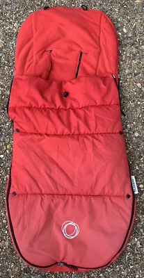 £12.99 • Buy Bugaboo Red Toggle Footmuff Cosytoes Cameleon Bee Donkey Buffalo Fox FADED
