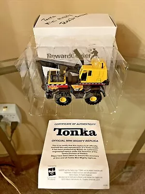 Tonka Truck Hasbro 2003 Reward Center Mini Mighty Crane Coa • $16.90