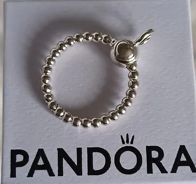 Pandora Silver Beaded O Charm Moments...  With Box. S 925 • $45