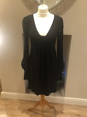 £11.20 • Buy Nougat London Black Dress Size 10/12