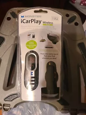 Monster ICarPlay Wireless Plus IPod Car FM Transmitter & IPod Charger Digital  • $15