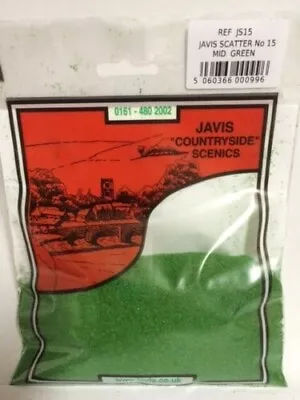 Javis  Countryside  Scenics No 15 Mid Green Scatter JS15 • £3.95