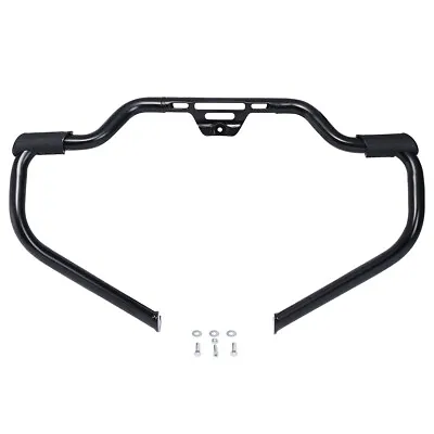 Black Mustache Engine Highway Guard Bar Fit For Harley Softail Fat Boy 2018-2023 • $118.80