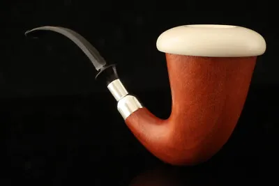 Calabash Meerschaum Pipe XL - Mahogany Wood With Custom Pocket Case 13884 • $395