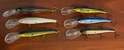 Lot Of 6 Mann's Stretch 20 3/4 Ounce Trolling Lures Used Nice Colors • $75