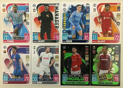 £1.25 • Buy MATCH ATTAX EXTRA 2021/22 21/22 BASE CARDS UPDATE Mega Starburst Managers World