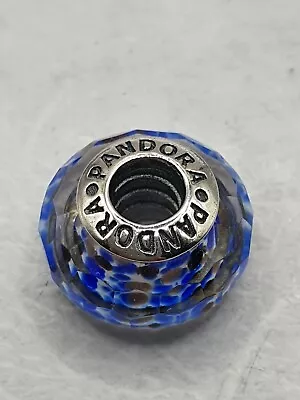 Pandora Deep Ocean Sea Murano Glass Charm Used • £1.40