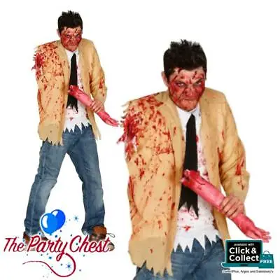 £15.25 • Buy SEVERED ARM ZOMBIE COSTUME Walking Dead Zombie Halloween Fancy Dress Outfit 8429