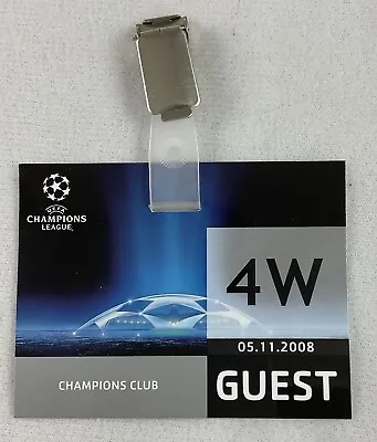 EFB UEFA Champions League Football (Soccer) Champions Club Guest Credential • $5.95