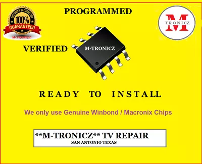 Pre Programmed VIZIO E321vl 3632-1512-0150 U18 EEPROM Only  • $6.98