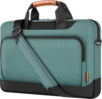 DOMISO 17-17.3 Inch Laptop Shoulder Bag Sleeve Case With Strap Compatible With  • £38.81