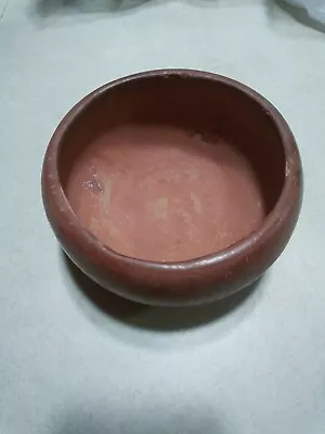 Old Southwest Pueblo Native American Indian Red Clay Pottery Small Bowl 5  X 3  • $49.95