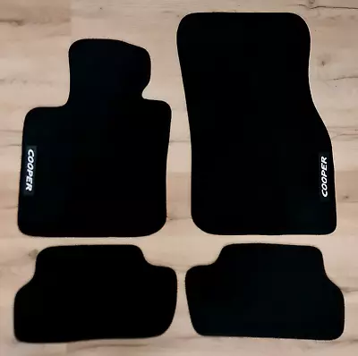 Car Floor Mats Velour For Mini Cooper Mini One F56 Waterproof Black Auto Liners • $48.14