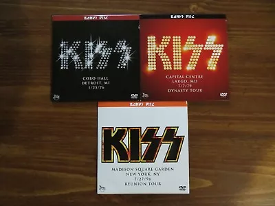 3 KISS KISSOLOGY DVD BONUS DISCS; 1 FROM EACH VOLUME. ROCK; Music & Concerts. • $60