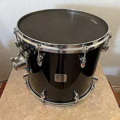 Yamaha Maple Custom Absolute 15 X 13 Tom Drum Black Great Condition • $540