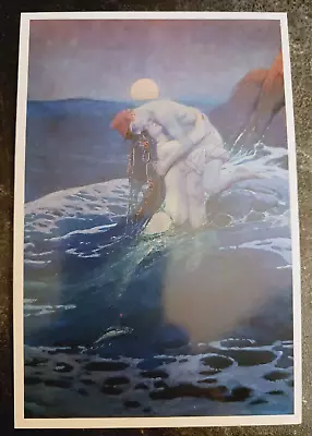 Postcard Howard Pyle Mermaid And Lover Art Unposted • $9.95