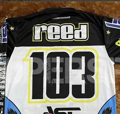 CUSTOM DESIGN JERSEY MOTOCROSS SUPERCROSS CHAD REED YAMAHA YZ125 Yamaha Of Troy • $36.48