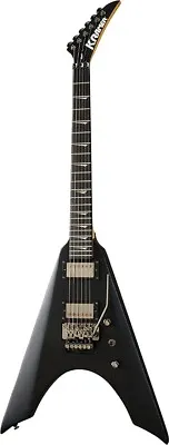 $399 • Buy Kramer Modern Nite-V With Floyd Rose Solid Body Electric Guitar - Satin Black