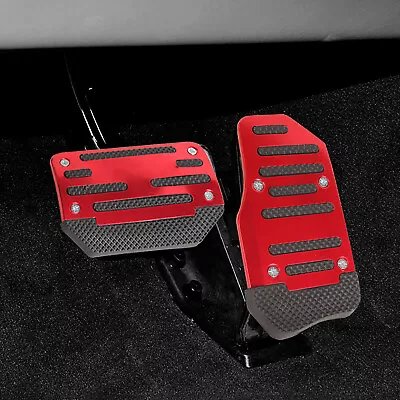 Red Non-Slip Automatic Gas Brake Foot Pedal Pad Cover Car Accessories Parts • $11.79