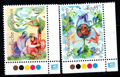 UN Vienna 2007 Mi. 502-503 MNH 100% Animation Fantasy • £2.84