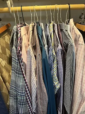 14 Men’s Hugo Boss Dress Shirts 16.5 34-35 • $140