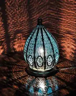 $99.99 • Buy 16  Moroccan Turkish Metal Table Lamp Exclusive Night Light Wedding Décor 