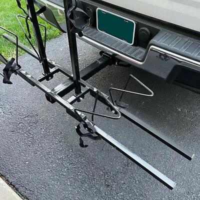 New Heavy Duty 2 Bike Bicycle 2  Hitch Mount Carrier Platform Rack Car Truck SUV • $55