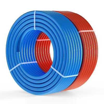 VEVOR 3/4” 2x100ft Blue& Red PEX-A Tubing/Pipe For Potable Water With Cutter • $84.99