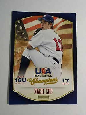 Zach Lee 2013 Panini Usa Baseball Champions Card # 89 C2942 • $1.49