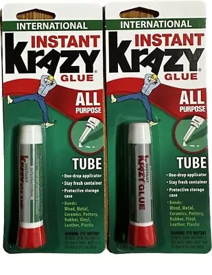 Krazy Glue Elmer's Original Crazy Super Glue All Purpose Instant Repair 2 Pack) • $9.99