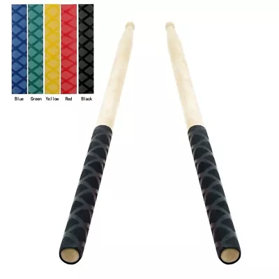 Antislip Drum Stick Grips For Improved Drumming Confidence For 7A 5A 5B 7B • $19.54