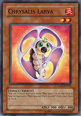 Chrysalis Larva - TAEV-EN010 - Common - Unlimited Edition - YuGiOh • £0.99