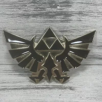 The Legend Of Zelda Twilight Princess Belt Buckle Black Gold 2011 Nintendo • $14.96