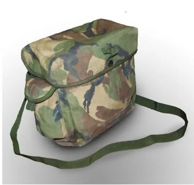 Genuine British Army Surplus DPM Camouflage Gas Mask S10 Respirator Bag  • $8.69