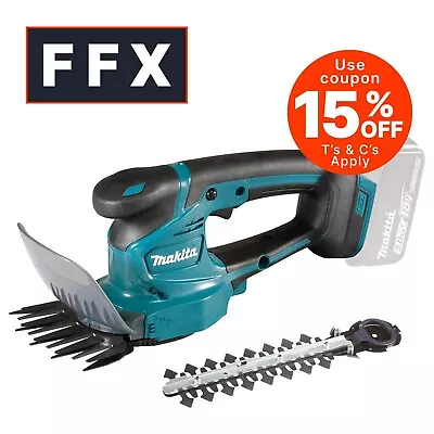 Makita DUM111ZX 18v 110mm LXT Grass Shears Bare Unit Hedge Trimmer 2-in-1 Garden • £66.37