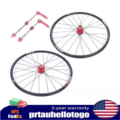 QR 27.5  MTB Bike Disc Front Rear Wheel Set 8/9/10/11 Speed Hub Durable • $116.85
