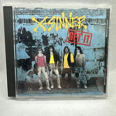 X-SINNER - Get It - CD 1989 Rare OOP • $59.99