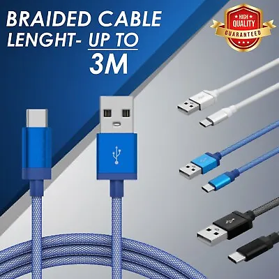 USB To Type C Charger Cable Fast Charging Lead Data Cord For All Android Phones • $9.49