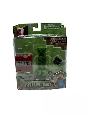 Minecraft Series 1 Overworld Creeper 2013 Mojang TNT Toy Figure New • $15.99