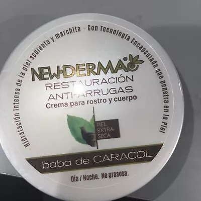 1X New Derma Baba De Caracol Anti-Wrinkle Restorative Cream 200ml • $15.89