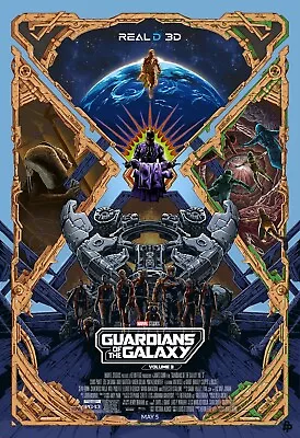 Marvel Art Print Poster Wall Decor  Guardians Of The Galaxy Vol. 3  Rocket Gift • $11.99