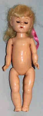 *vintage Plastic Doll By Virga--7.5  Tall--near Excellent  10-31-2 • $3.99